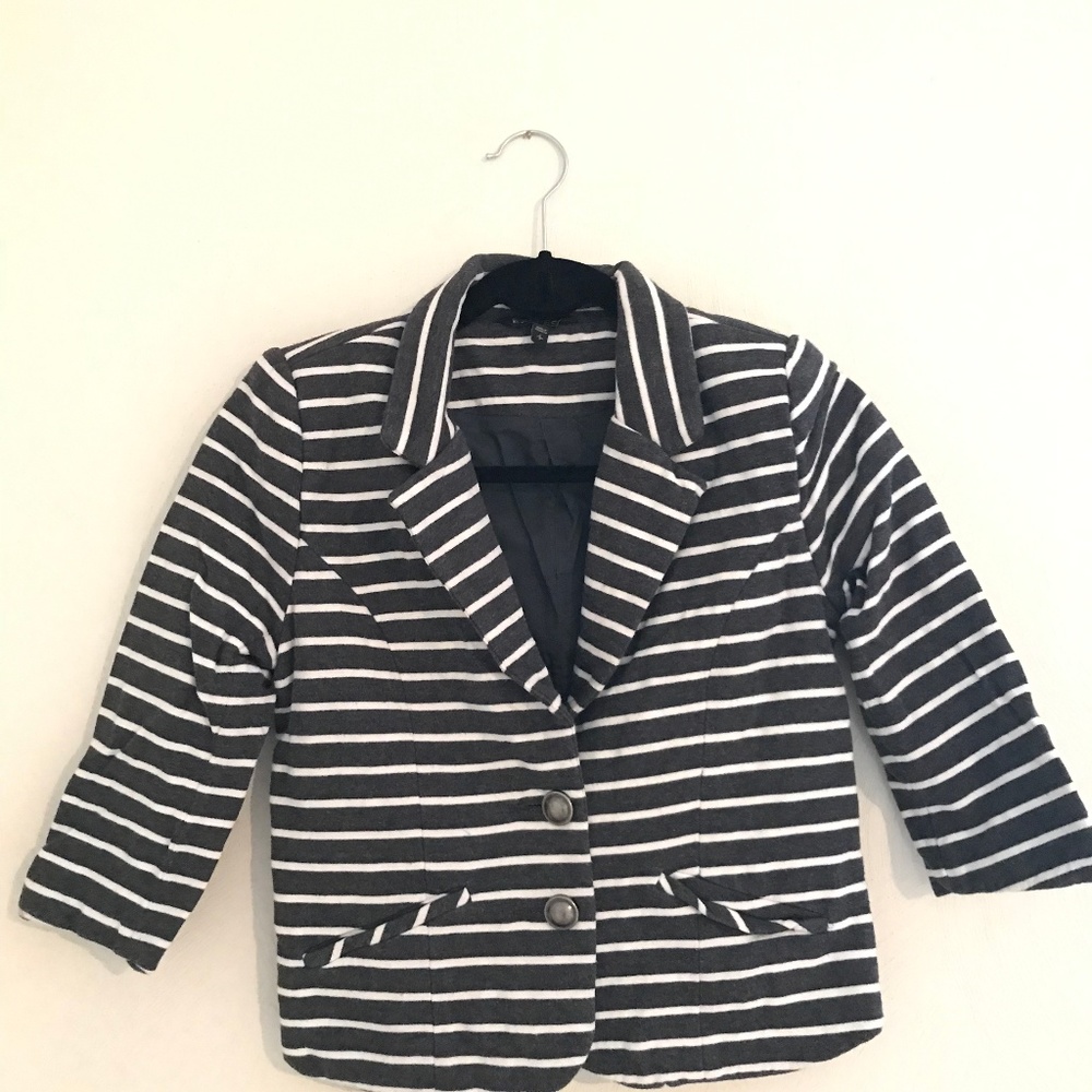 Express Womens Striped Blazer